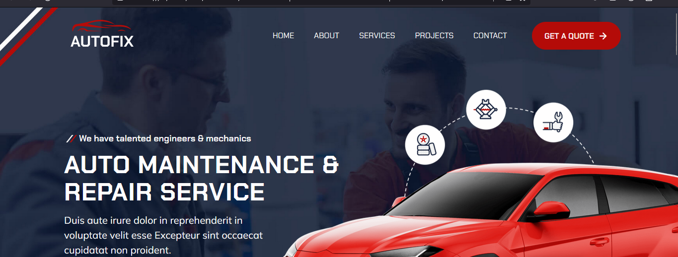 Axocean website preview image